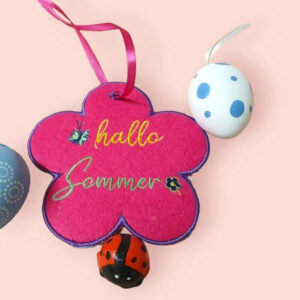 ITH Stickdatei Blumen- / Sonnenhaenger