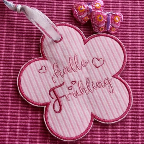 ITH Stickdatei Blumen- / Sonnenhaenger