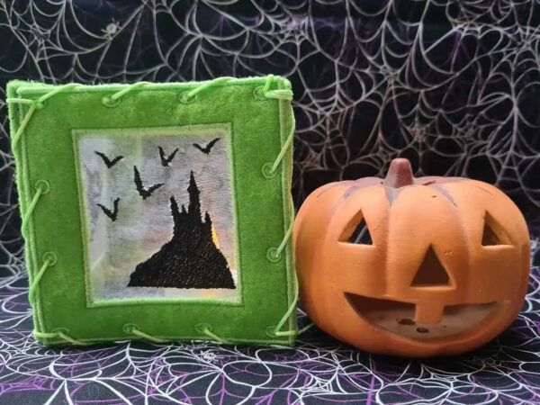 Stickdatei ITH Laterne Halloween