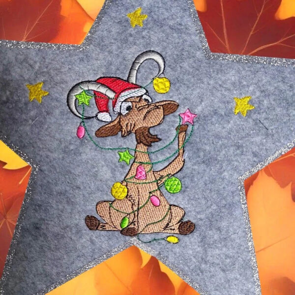 Stickdatei und ITH Weihnachtsmuffelon