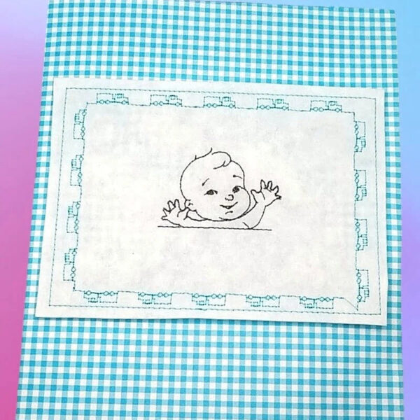 Stickdatei Kartendesigns Baby