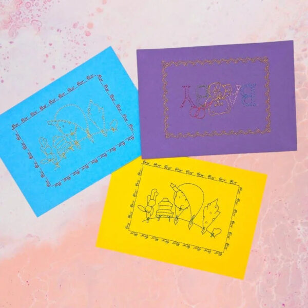 Stickdatei Kartendesigns Baby