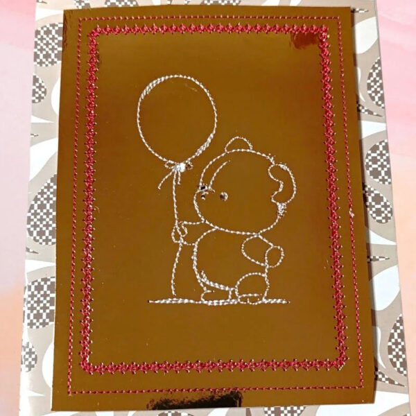 Stickdatei Kartendesigns Kids