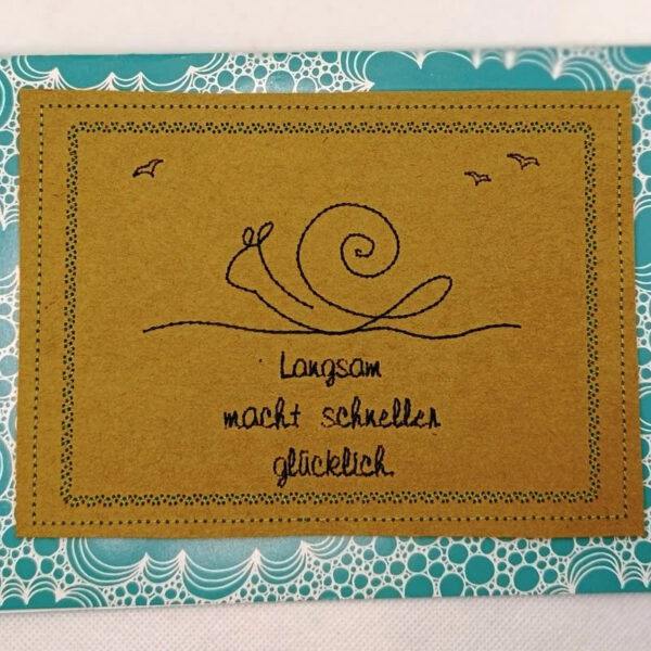 Stickdatei Kartendesigns Neutral