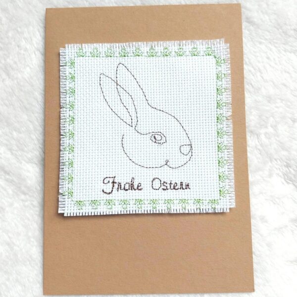 Stickdatei Kartendesigns Ostern