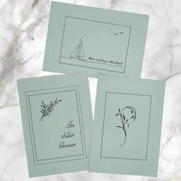 Stickdatei Kartendesigns Bundle alle Anlässe