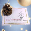 Stickdatei Kartendesigns Weihnachten