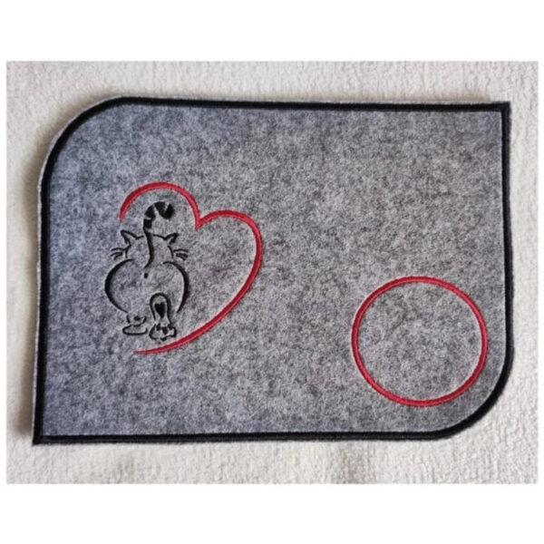 Stickdatei Katze mit Herz