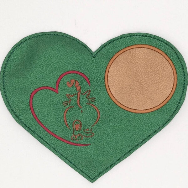 Stickdatei Katze mit Herz