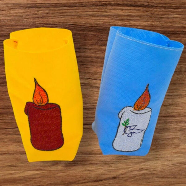 Stickdatei Applikation Kerze