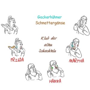 Stickdatei Klub der alten Schachteln