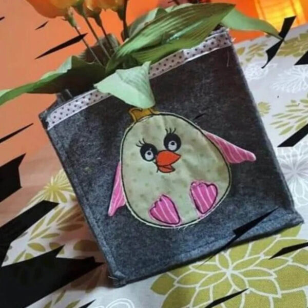 Stickdatei Küken Kiki Kuschelküken Applikationsdatei