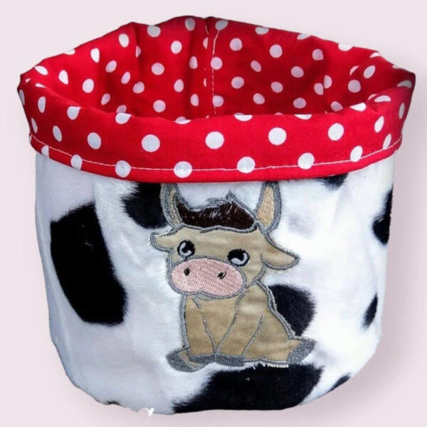 Stickdatei Kuh Applikation Elsa