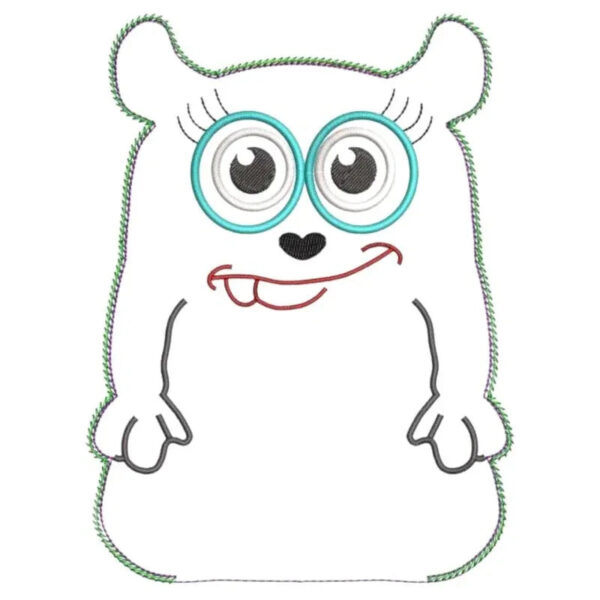 ITH Stickdatei Kuschelmonster StiXXie