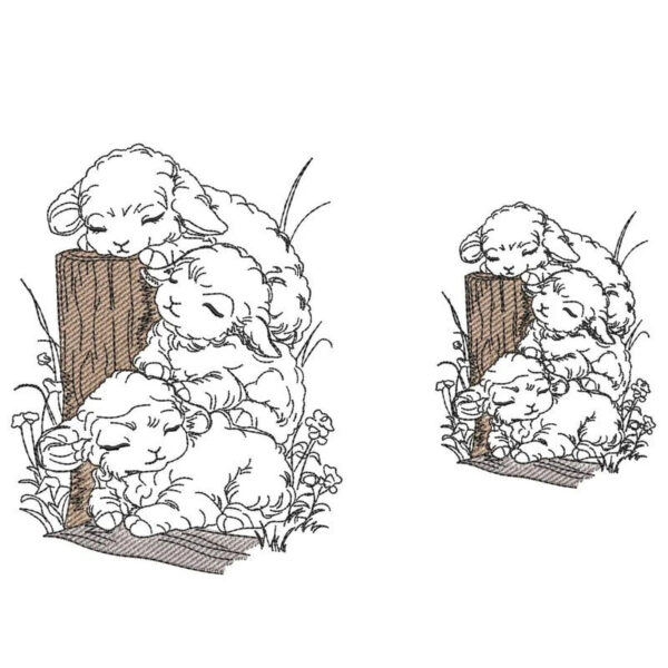 Stickdatei Lämmchen