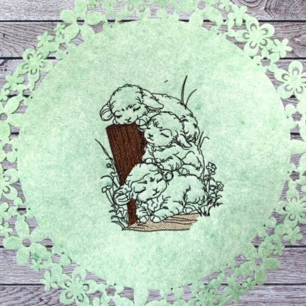 Stickdatei Lämmchen