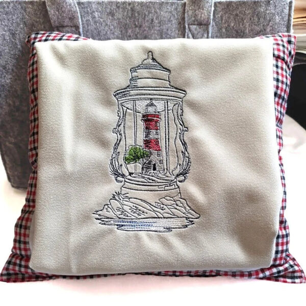 Stickdatei Laterne Leuchtturm