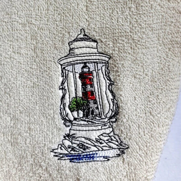Stickdatei Laterne Leuchtturm