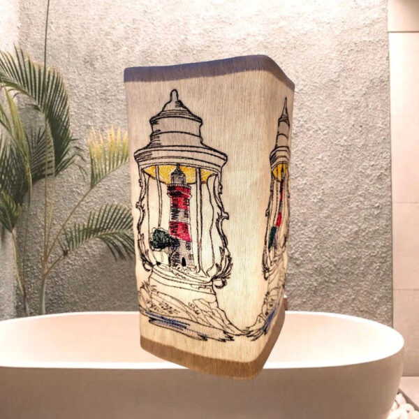 Stickdatei Laterne Leuchtturm