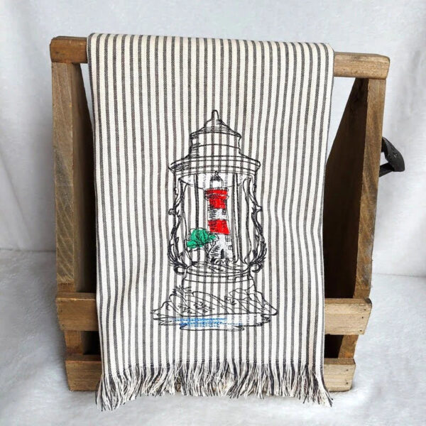 Stickdatei Laterne Leuchtturm