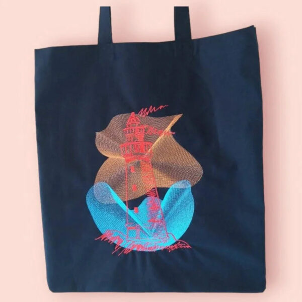 Stickdatei Leuchtturm Vintage