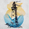 Stickdatei Leuchtturm Vintage