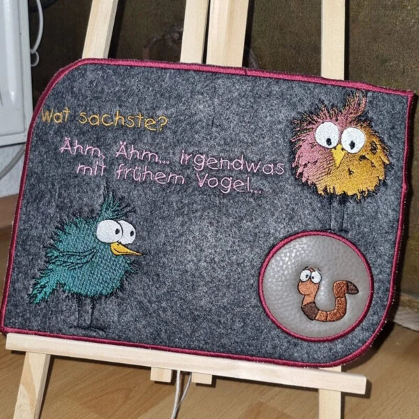 Stickdatei Lustige Vögel – 9 Motive Vollstick