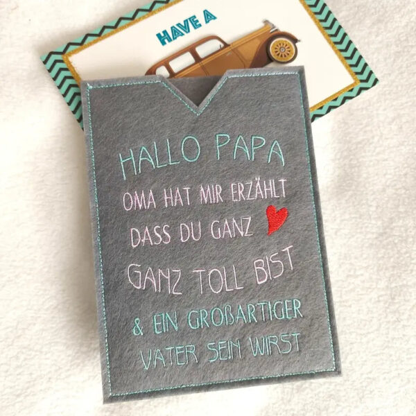 Stickdatei Sprüche Set Mami Papi Omi Opi