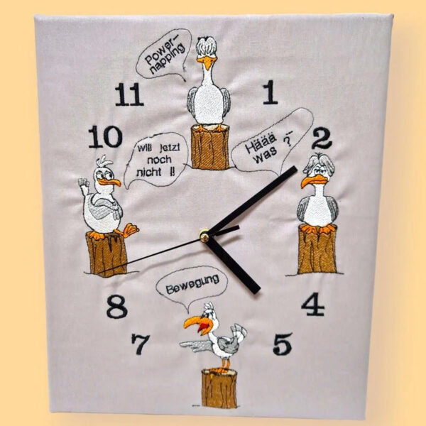 Stickdatei lustige Möwe Carlo and friends