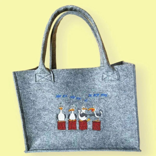 Stickdatei lustige Möwe Carlo and friends