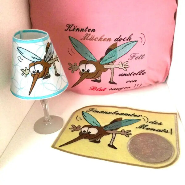 Stickdatei Mücke Elvira