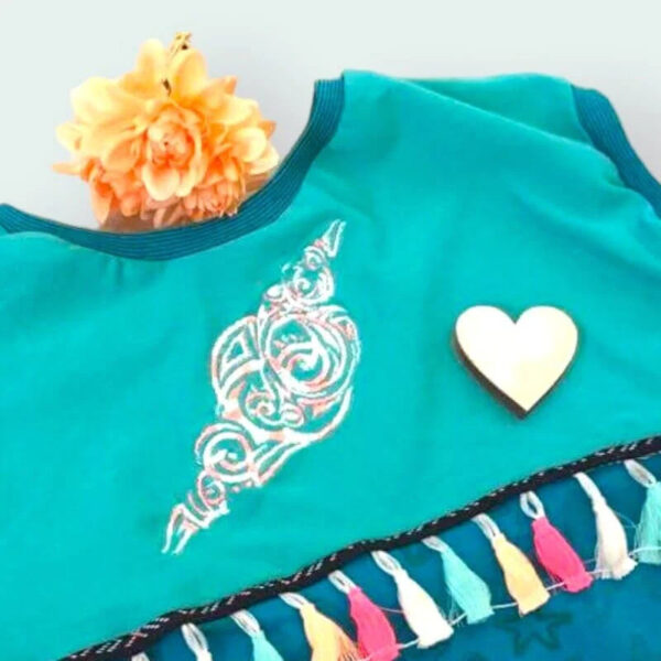 Stickdatei Muschel Tribal – 3 Größen für Sommer & Meer | stiXXie