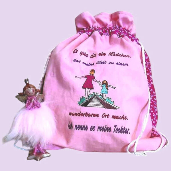 Stickdatei Mutter und Tochter oder Sohn