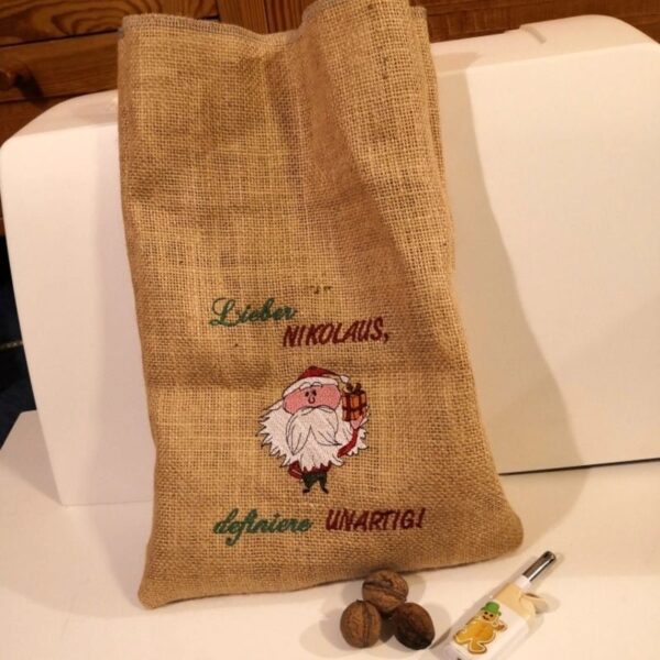 Stickdatei Nikolaus Unartig