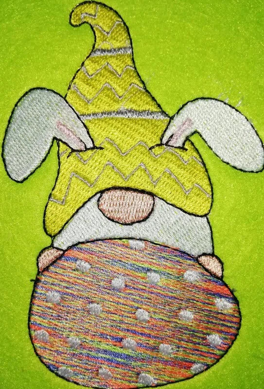 Stickdatei Osterwichtel 2026 – 4 Motive Vollstick