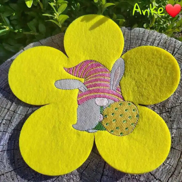 Stickdatei Osterwichtel 2026 – 4 Motive Vollstick