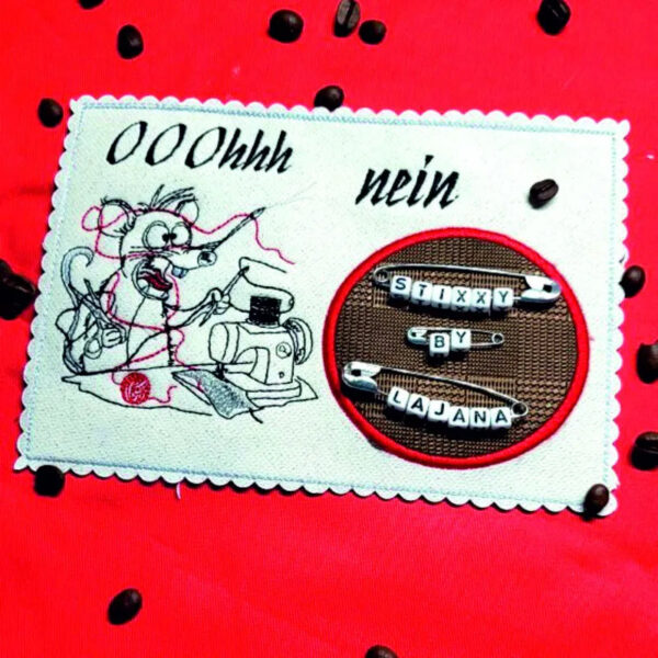 Stickdatei Pech-Ratte