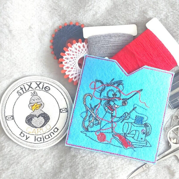 Stickdatei Pech-Ratte