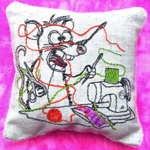 Stickdatei Pech-Ratte