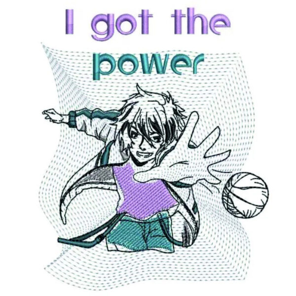 Stickdatei Powergirl