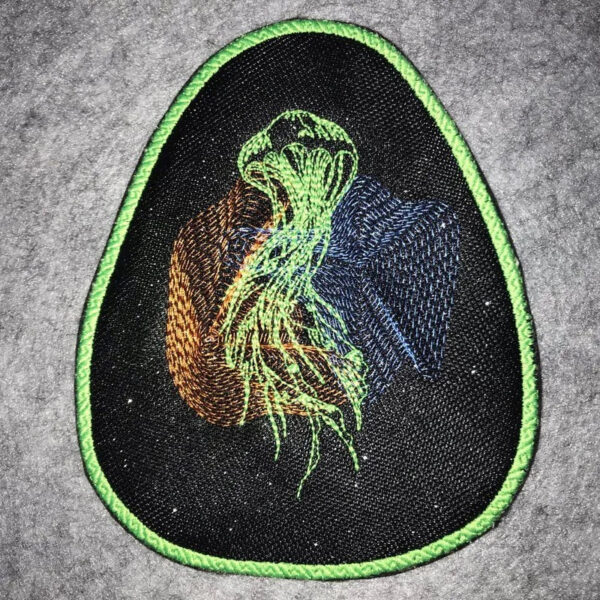 Stickdatei Qualle Vintage