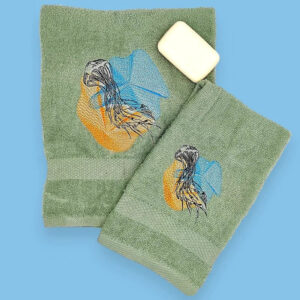 Stickdatei Qualle Vintage