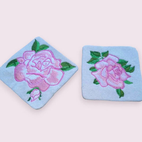 Stickdatei Rosen Einzeln – Einzelblüten im 10x10 Rahmen | stiXXie