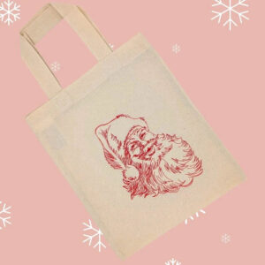 Stickdatei Santa Claus mit Schriftzügen