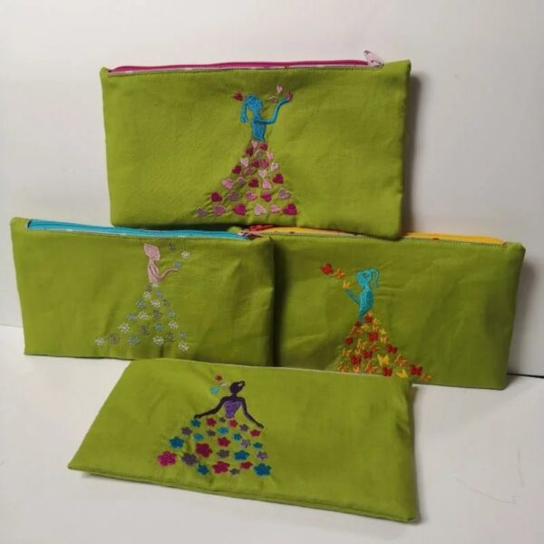 Stickdatei Schattendamen Jahreszeiten