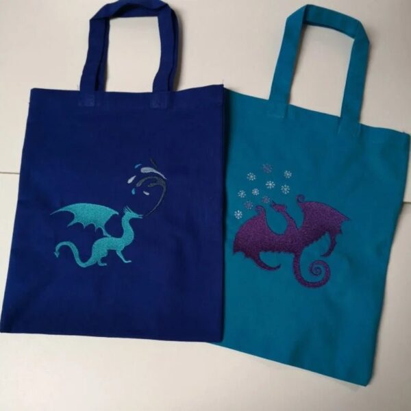 Stickdatei Schattendrachen Jahreszeiten