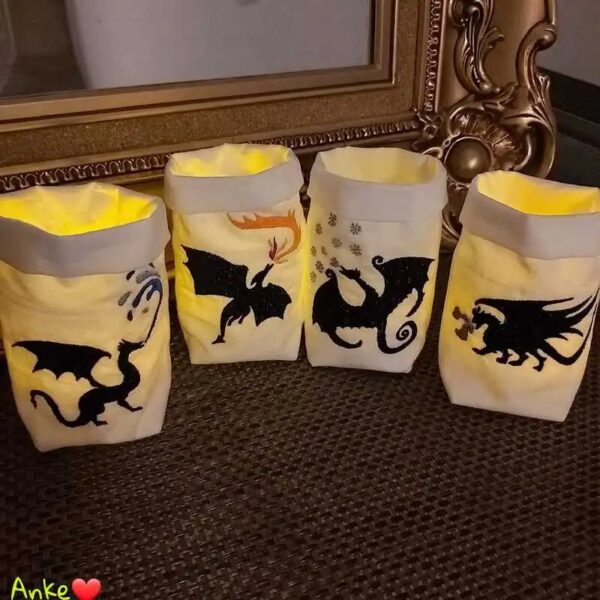 Stickdatei Schattendrachen Jahreszeiten