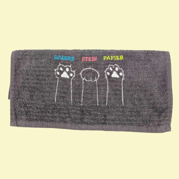 Stickdatei Schere Stein Papier