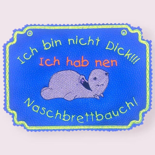 ITH Stickdatei Schilder lustige Sprüche