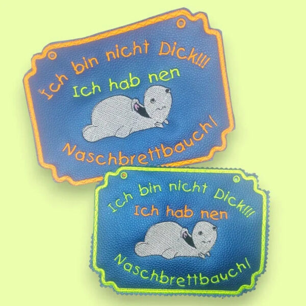 ITH Stickdatei Schilder lustige Sprüche